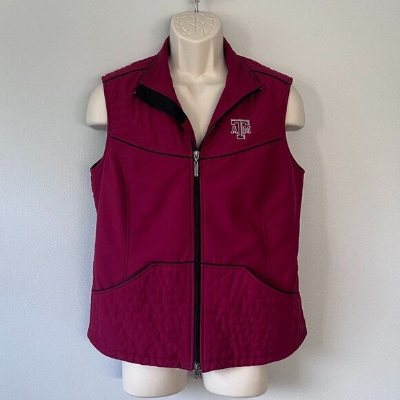 Cutter & Buck Texas A&M Vest Size L - Picture 2 of 8